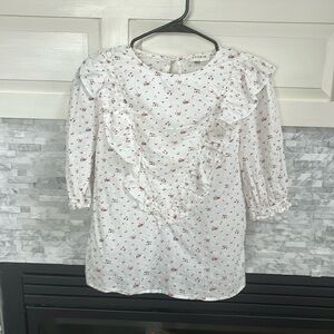3/4 sleeve floral top